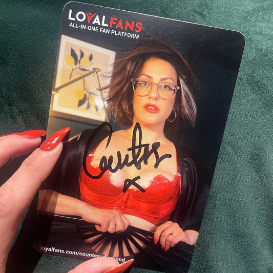Signed Fan Card