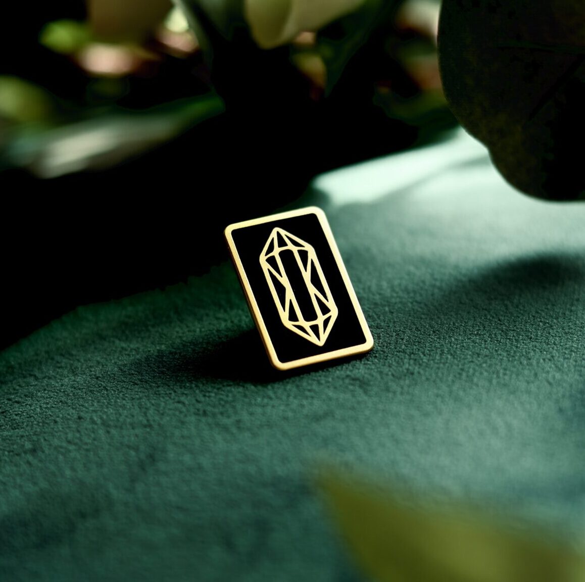 The Crystal Pin Badge
