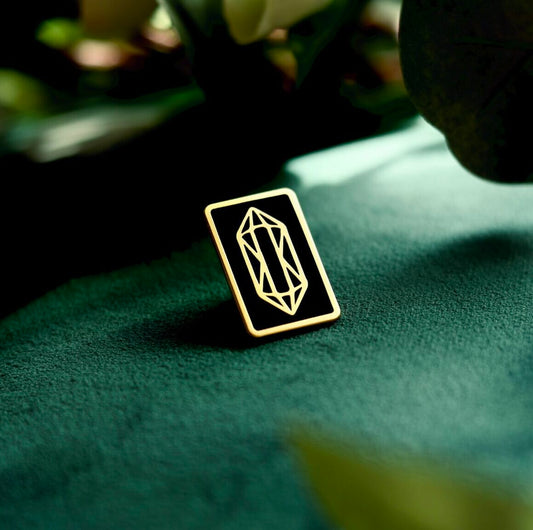 The Crystal Pin Badge