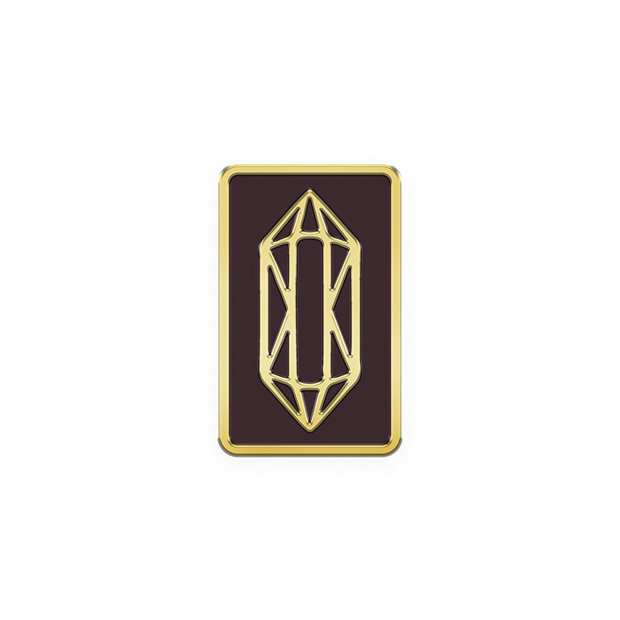 The Crystal Pin Badge