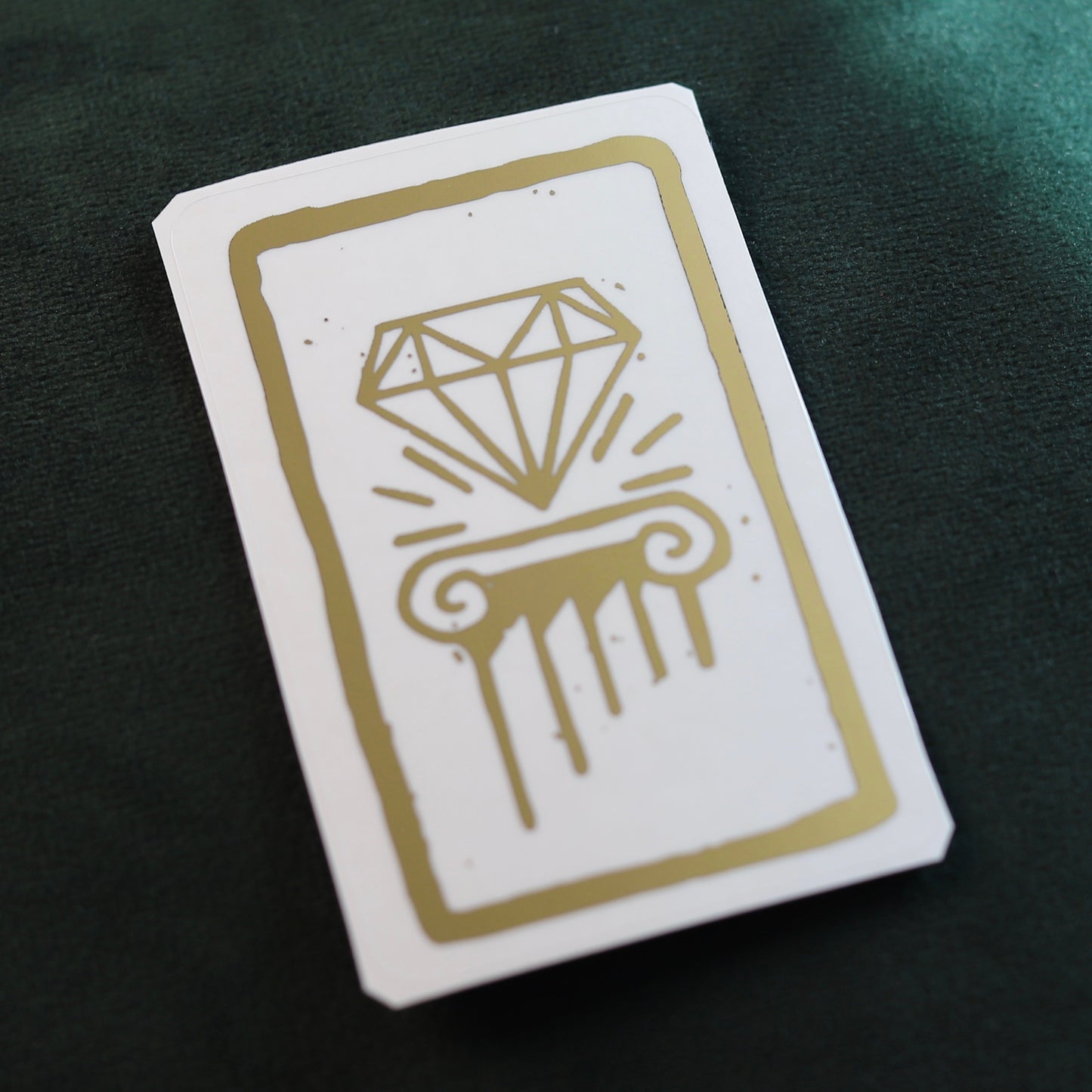 Gold Foil Sticker